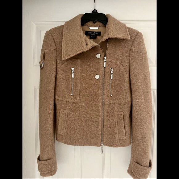 Guess by MARCIANO Wool-Blend Cropped Jacket - Picture 3 of 9